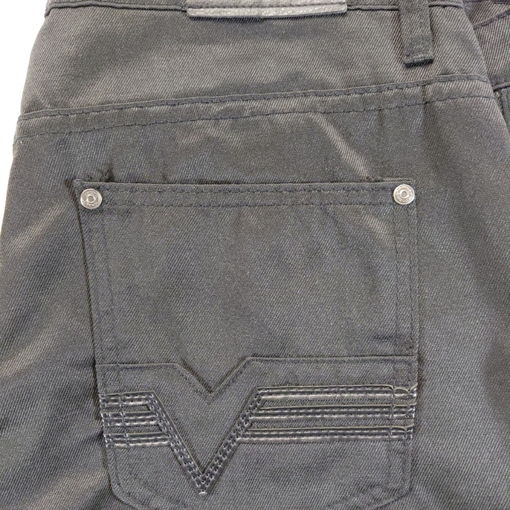 Reset Jeans Mens Black Skinny Jeans 38x32 - Picture 8 of 9